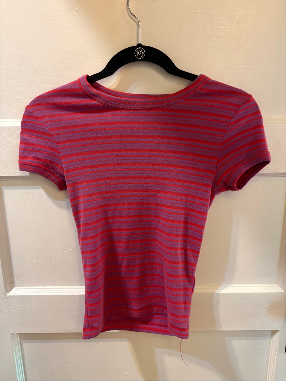 BDG Red and purple stripped tee! Women's Small.